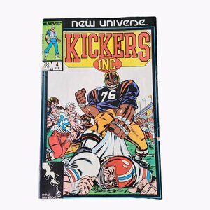 Marvel Kickers Inc #4 1987 Comic Book Collector Bagged Boarded